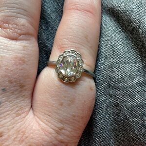 Sterling silver vintage style ring